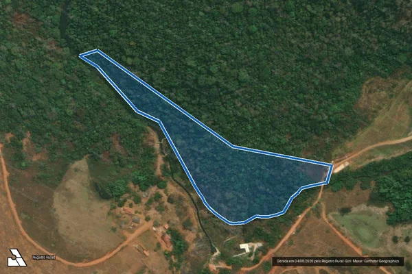 Imagem de satélite de Fazenda Limoeiro - Parte 1 em Guanhães - MG