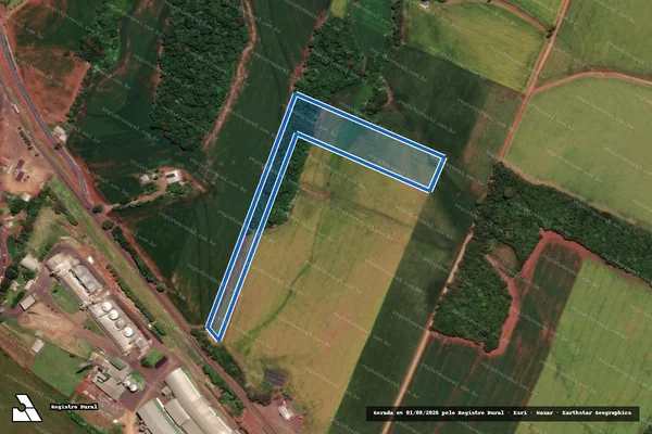 Imagem de satélite de Parte do Lote Rural - PARCELA 01 em Sarandi - RS