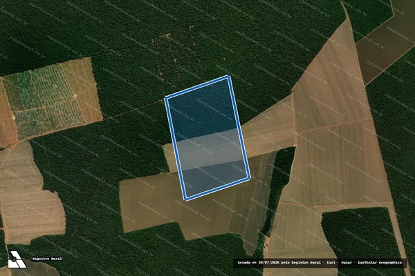 Imagem de satélite de FAZENDA 3F - FAZENDA 3F em Feliz Natal - MT