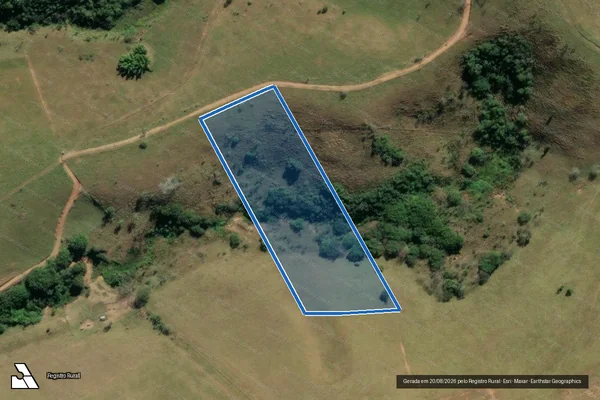 Imagem de satélite de Fazenda Bela Vista - Lote 28 em Cachoeira Paulista - SP