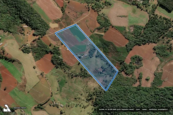 Imagem de satélite de Lote 06 - P.A. Córrego Segredo II - LOTE 06 ? B em Lebon Régis - SC