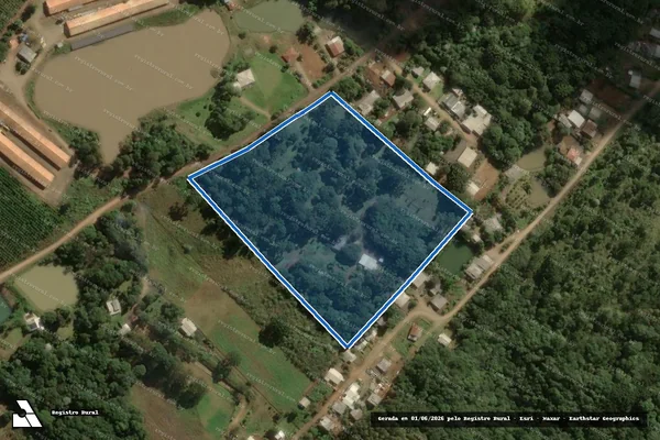 Imagem de satélite de COLONIA DO HERVAL - Parte 1 em Catanduvas - SC