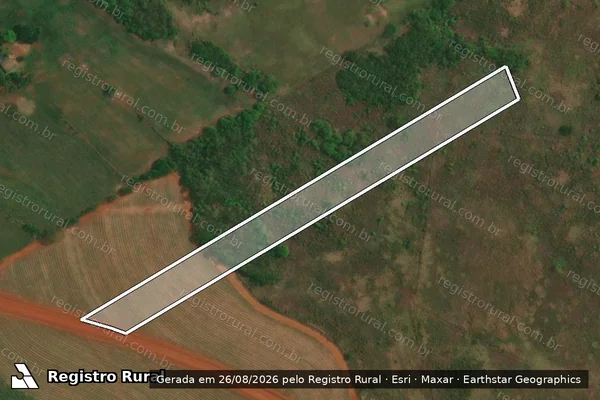 Imagem de satélite de Fazenda Big Valley Pirapo/A/ - 04 em Itaguajé - PR