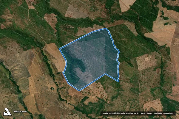 Imagem de satélite de FAZENDA BOA ESPERANÇA, LOTE 31 DO LOTEAMENTO RIO PIUM - GLEBA PARTE A - Gleba PARTE A em Pium - TO