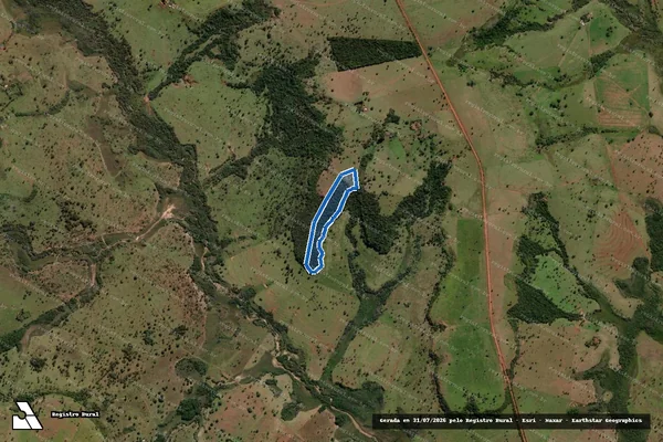 Imagem de satélite de FAZENDA DOIS PONTAIS - Parte 5 em Paranaíba - MS