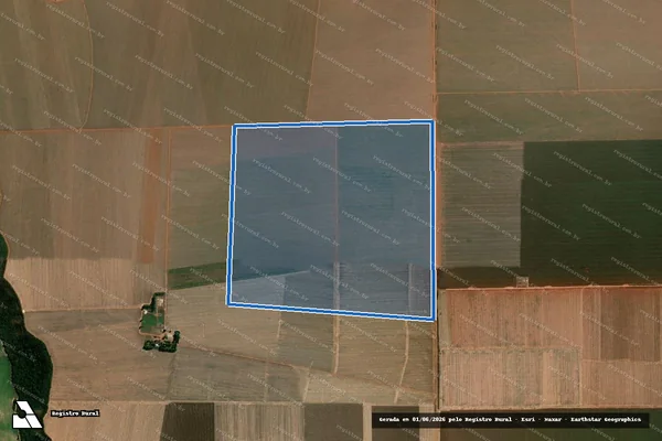 Imagem de satélite de FAZENDA CADORE - Parte 1 em Campos de Júlio - MT