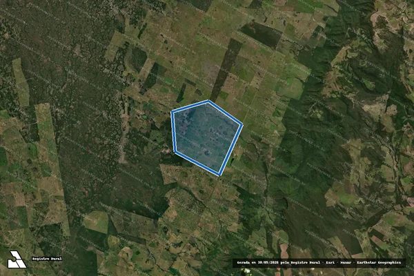 Imagem de satélite de Fazenda Nova Piuva - Parte 1 em Aquidauana - MS