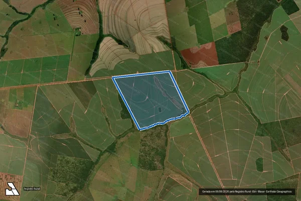 Imagem de satélite de Fazenda Pão e Vinho - Parte 1 em Angélica - MS