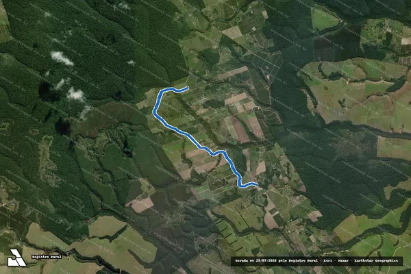 Imagem de satélite de ACESSO LOCAL 1 ? PA. FAZ. RIACHO DAS OSTRAS - ACESSO LOCAL 1 em Prado - BA