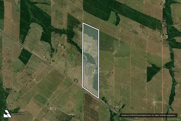 Imagem de satélite de FAZENDA BARRA NOVA - Parte 1 em São João do Araguaia - PA