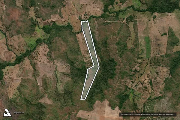 Imagem de satélite de Parte do Lote 12 do Loteamento Água Suja - Parte 1 em Santa Maria do Tocantins - TO
