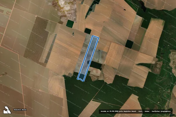Imagem de satélite de FAZENDA JANTSCH (LOTE 141-PROJETO QUERÊNCIA I - LOTE 141 em Querência - MT