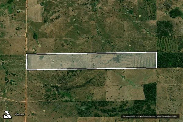 Imagem de satélite de SITIO FELICIDADE 3 - Parte 1 em Ourilândia do Norte - PA