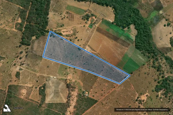 Imagem de satélite de FAZENDA TABUA ? JACU - GLEBA 03 em Engenheiro Navarro - MG