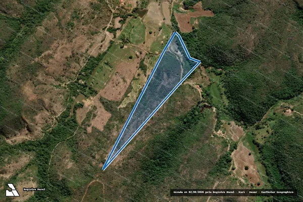 Imagem de satélite de FAZENDA COCOS - Parte 1 em Rio Pardo de Minas - MG