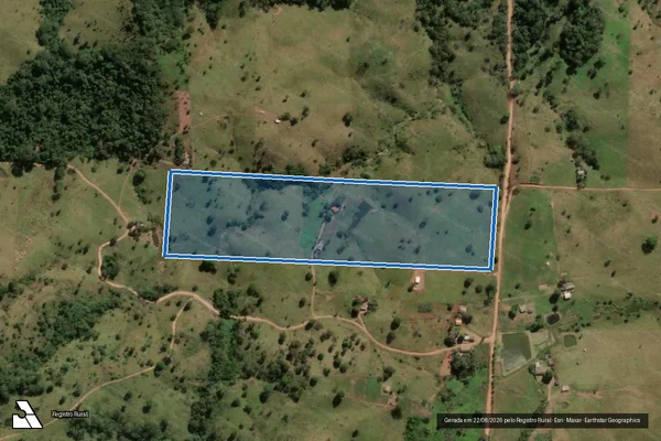 Imagem de satélite de Lote 33, Gleba 68, Projeto Integrado de Colonização Paulo de Assis Ribeiro - Parte 6 em Colorado do Oeste - RO