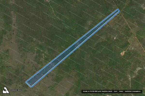 Imagem de satélite de PROJETO DE ASSENTAMENTO CORDÃO DE SOMBRA ? LOTE 34 - Parte 1 em Mossoró - RN