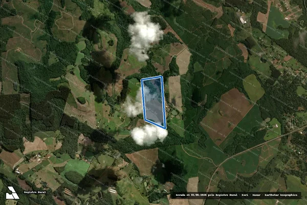 Imagem de satélite de Imóvel sob matricula 0130 - Parte 1 em Catanduvas - SC