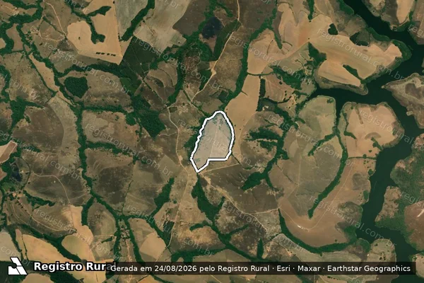 Imagem de satélite de Retiro - Parte 2 em Carrancas - MG