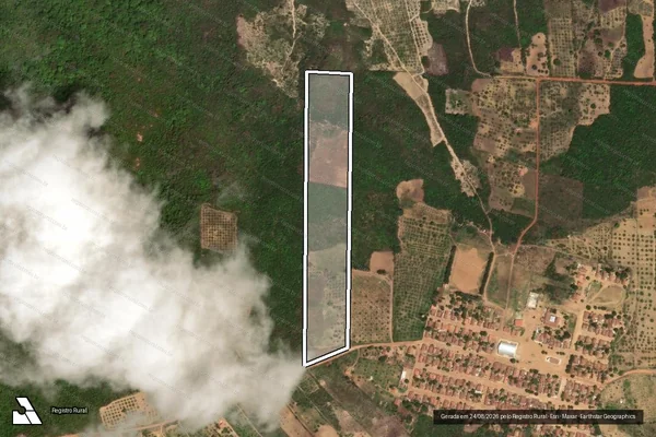 Imagem de satélite de PROJETO DE ASSENTAMENTO SERRA NOVA ? LOTE 47 - Parte 1 em Florânia - RN