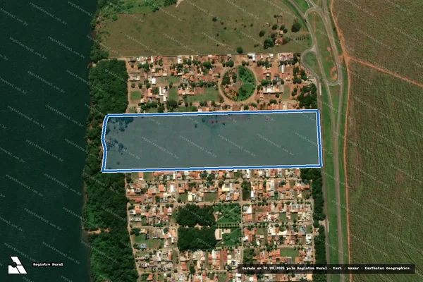 Imagem de satélite de Sítio João e Maria - Parte 1 em Paulicéia - SP