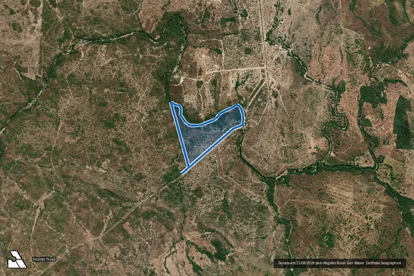 Imagem de satélite de FAZENDA ESPIRITO SANTO - AREA I em Monte Alegre de Goiás - GO
