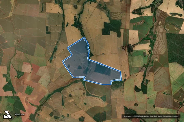 Imagem de satélite de FAZENDA SÃO JOSÉ - 001 em Canápolis - MG