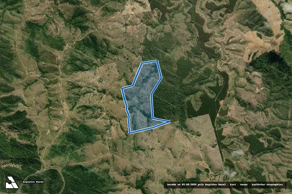 Imagem de satélite de FAZENDA SANTA LUZIA - FAZENDA SANTA LUZIA em Potiraguá - BA