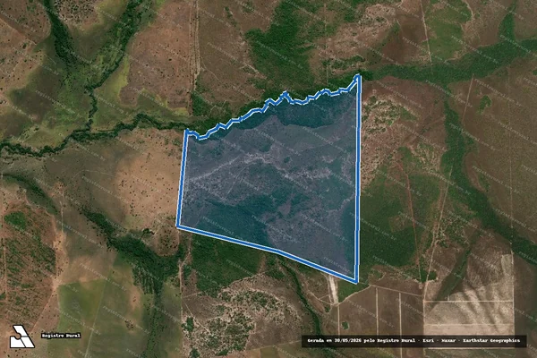 Imagem de satélite de Lote 71, do Loteamento Marianópolis, Gleba 04, 4ª etapa / Parte 1 em Marianópolis do Tocantins - TO