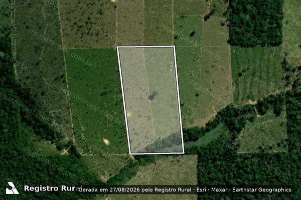 Imagem de satélite de FAZENDA SÃO JOSÉ - LOTE 16 em Machadinho D'Oeste - RO