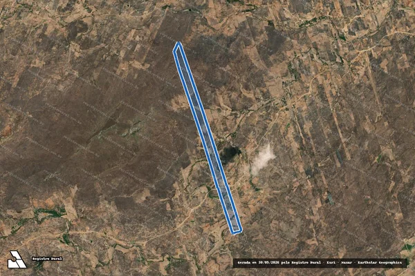 Imagem de satélite de FAZENDA IPIRANGA - Parte 1 em Boa Viagem - CE