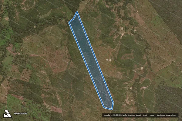 Imagem de satélite de LOTE GBEP132 - Parte 1 em Babaçulândia - TO