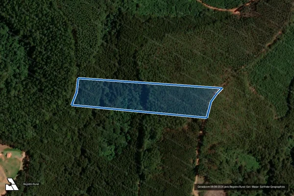 Imagem de satélite de Fazenda Floresta Negra - TERRENO 50 em Camanducaia - MG