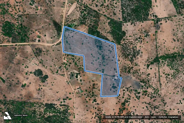 Imagem de satélite de FAZENDA BOA VISTA - Parte 1 em Santa Bárbara - BA