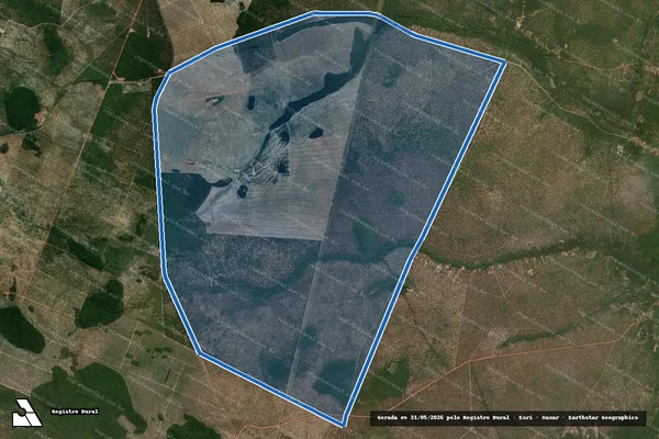 Imagem de satélite de FAZENDA BARAÚNA - FAZENDA PARANÁ-Partes 6 e 7 em Caxias - MA