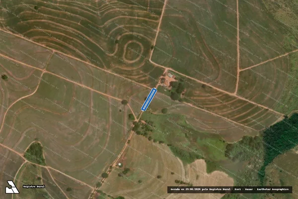 Imagem de satélite de FAZENDA SANTANA - ESTRADA MUNICIPAL ART-480 em Araçatuba - SP