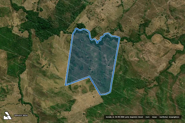 Imagem de satélite de FAZENDA CAJUEIRO II - Parte 1 em Feira Nova do Maranhão - MA