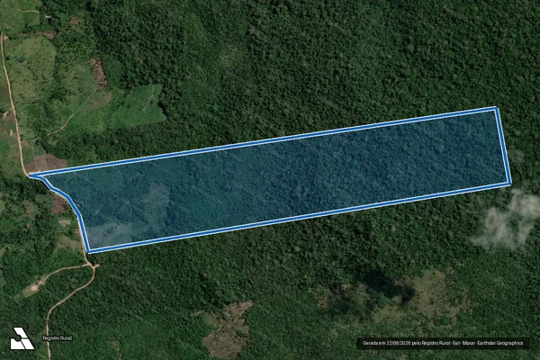 Imagem de satélite de SÍTIO SÃO JOSÉ – GLEBA SANTA CRUZ / Parte 1