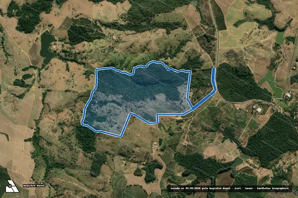 Imagem de satélite de FAZENDA SÃO JUDAS TADEU ? ÁREA A - Parte 1 em Espírito Santo do Pinhal - SP