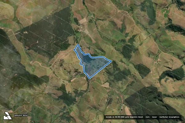Imagem de satélite de Fazenda Cantagalo / Gleba A em Lorena - SP