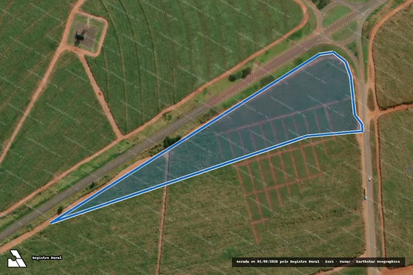 Imagem de satélite de Fazenda Lagoa Azul - Fazenda Lagoa Azul em Paraguaçu Paulista - SP