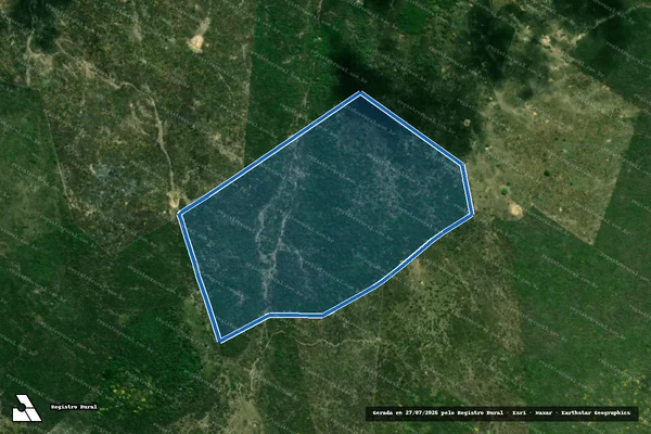 Imagem de satélite de FAZENDA FABIANA E MULUNGU / GLEBA 01 - GLEBA 01_L em Simão Dias - SE