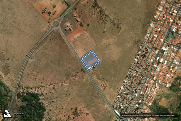 Imagem de satélite de Fazenda Santa Martha - Desmembramento D2 em Caiapônia - GO