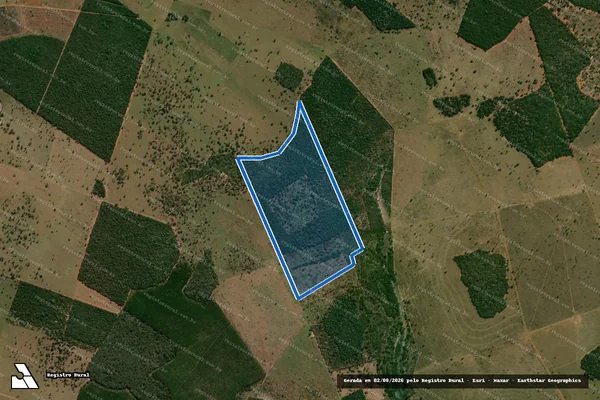 Imagem de satélite de Estância Paraiso em Três Lagoas - MS