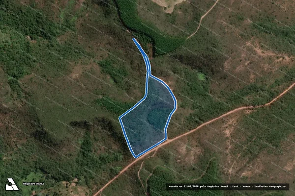 Imagem de satélite de Fazenda Asa Branca - Fazenda Asa Branca ? Gleba 02 em Itamarandiba - MG