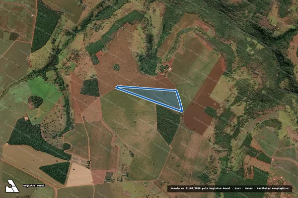 Imagem de satélite de FAZENDA DOS MACHADOS, NO LUGAR DENOMINADO CAMPO GRANDE - FAZENDAS DOS MACHADOS em Uberlândia - MG