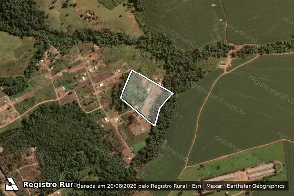 Imagem de satélite de Fazenda Vale + - Gleba 16 em Goiás - GO