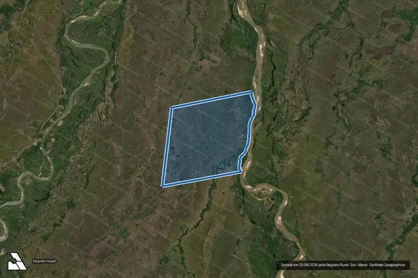 Imagem de satélite de PARTE FAZENDA NOVA KÊNIA - Parte 1 em Novo Santo Antônio - MT