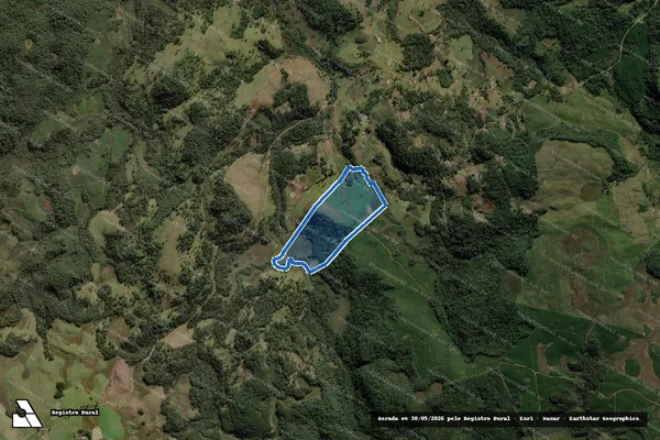 Imagem de satélite de Sitio Capão Alto - Parcela 1 em Calmon - SC