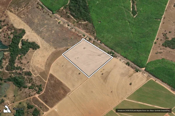 Imagem de satélite de FAZENDA CAIÇARA - Gleba 06 em Vila Propício - GO